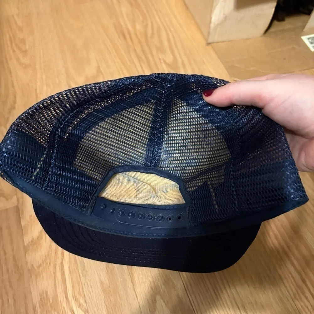 Vintage Lancaster Ford Tractor The Reliables Mesh Snap Back Trucker Hat Blue